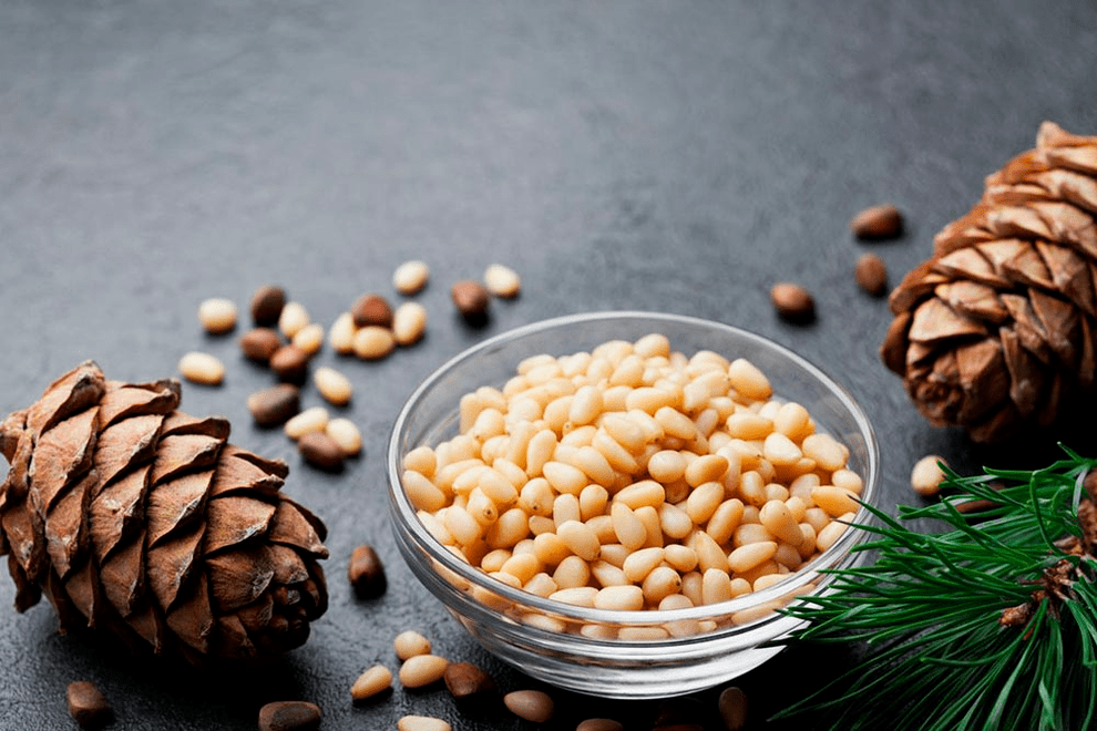 Pine nuts for potency