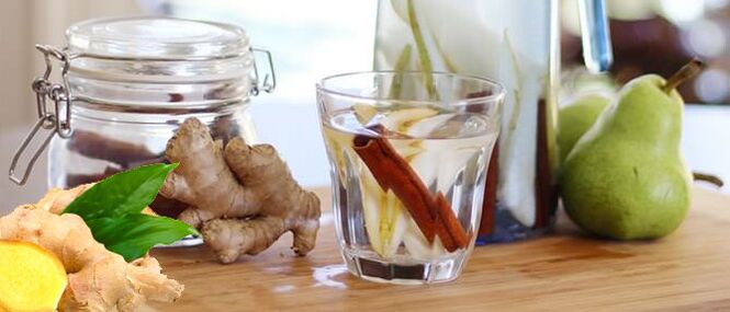 Tinccts of the ginger on vodka